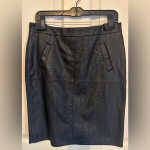 Cabi 509 Fleather Pencil Skirt